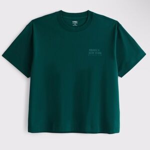 Abercrombie & Fitch Dark Green Short Sleeve Tee